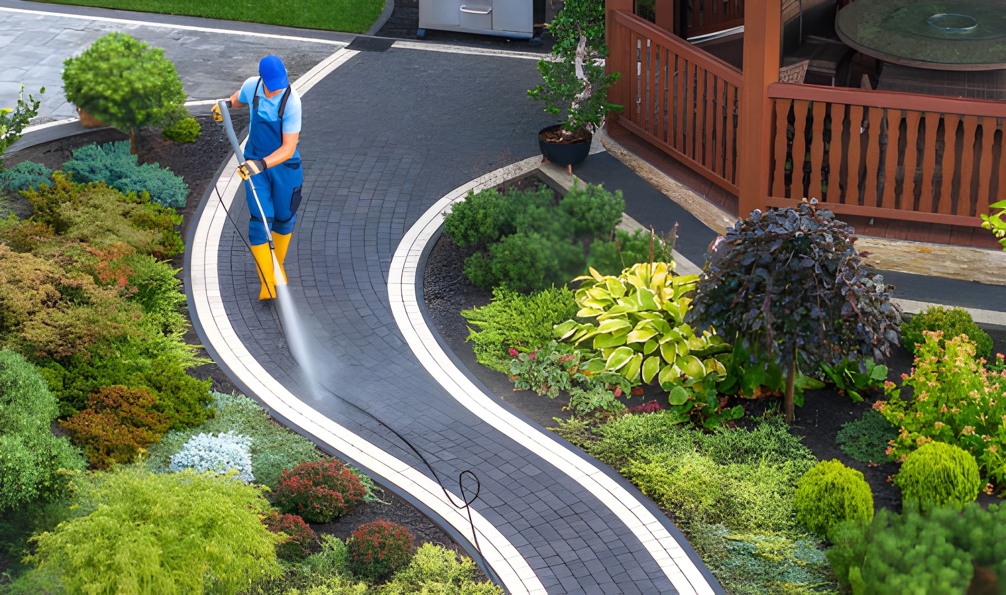 Pressure cleaning Sydney driveway and concrete surface